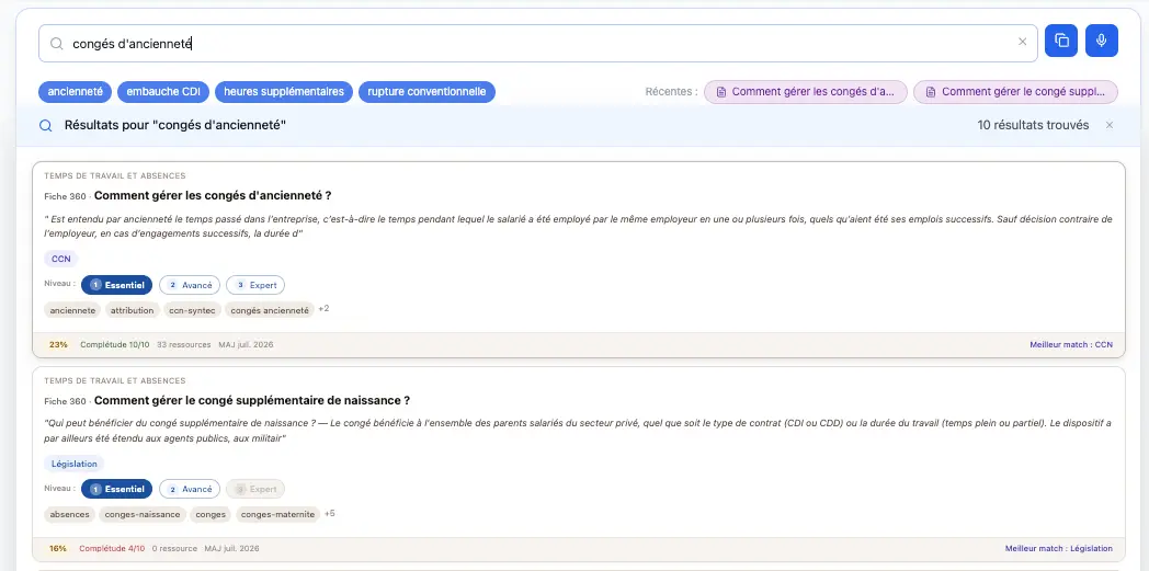 Résultats de recherche