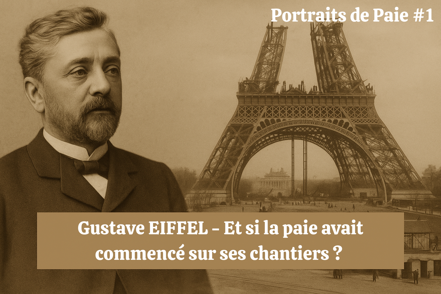 Gustave Eiffel : et si la paie avait commencé sur ses chantiers ?